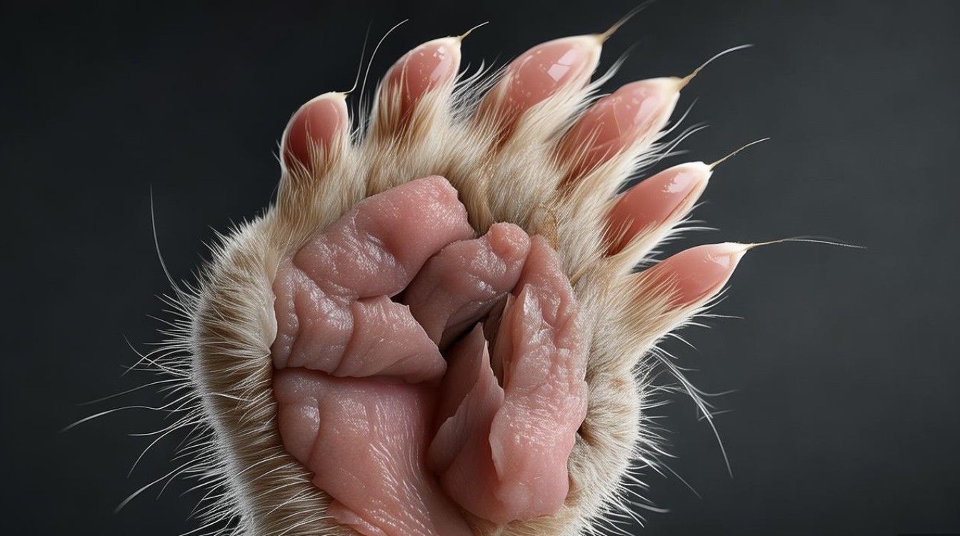 猫咪的脚脱皮