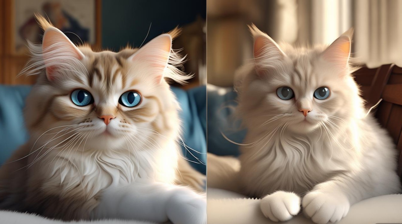 猫咪长毛短毛
