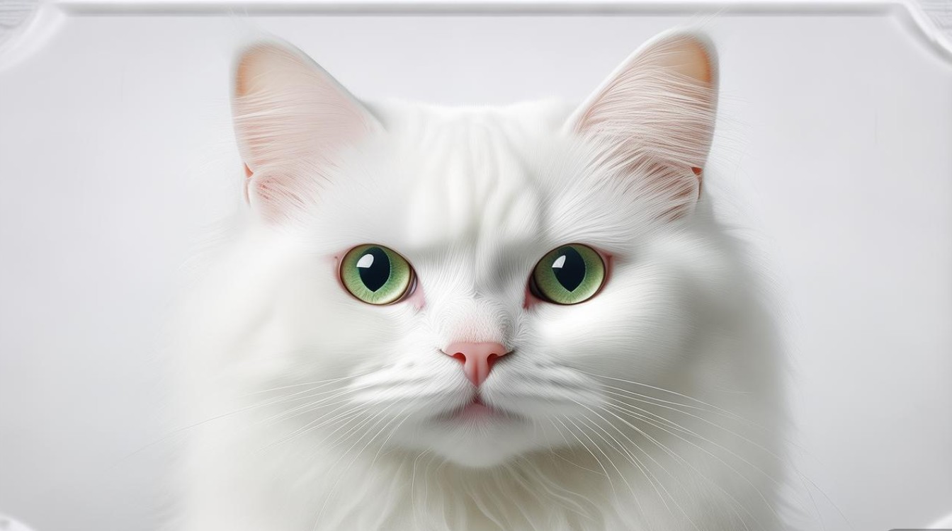 好看的白色猫咪