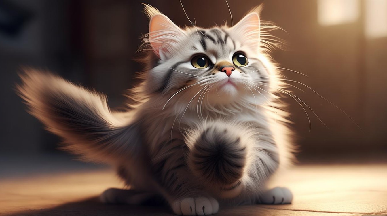 猫咪喜欢咬尾巴