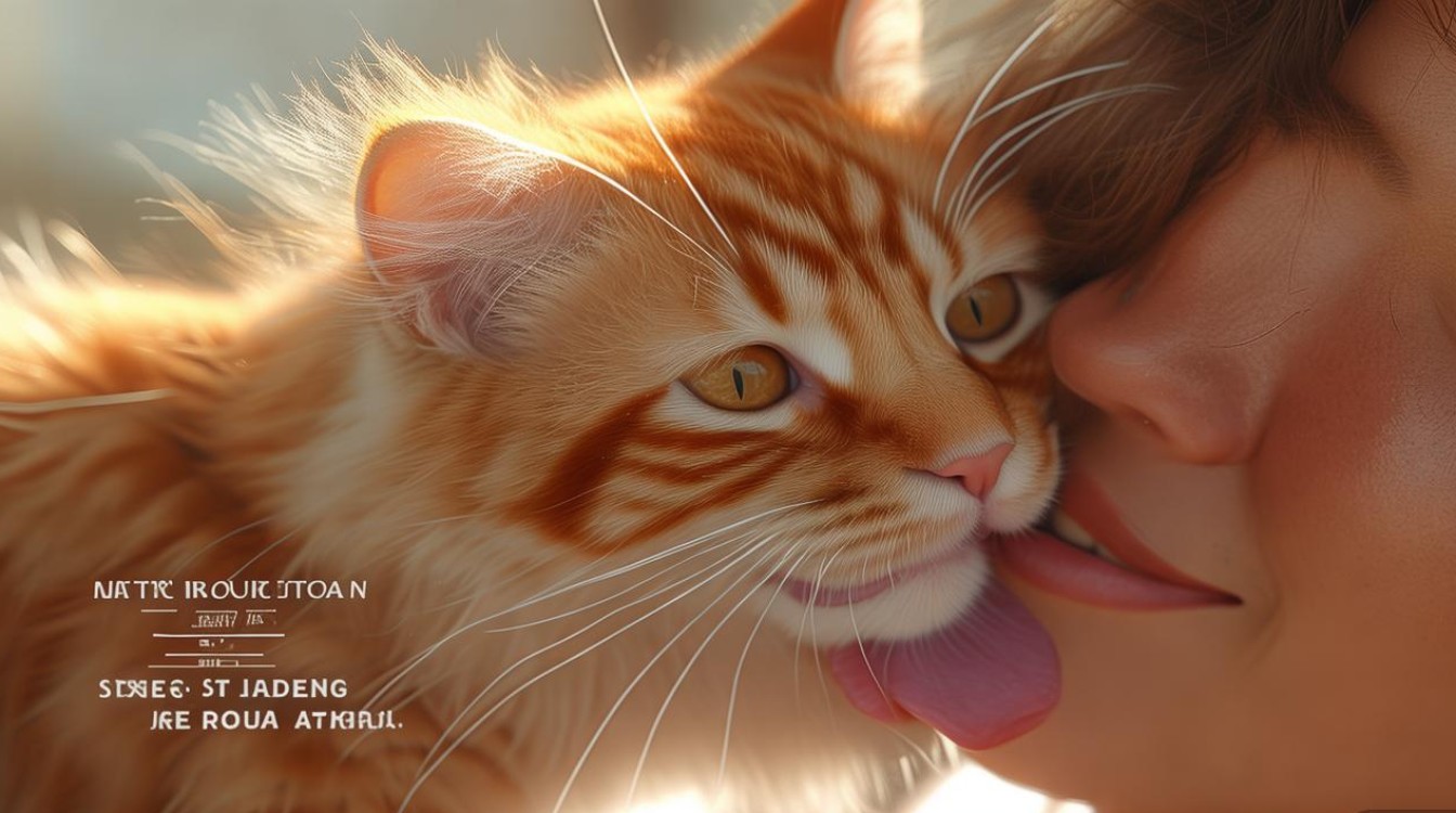 被猫咪舔发热
