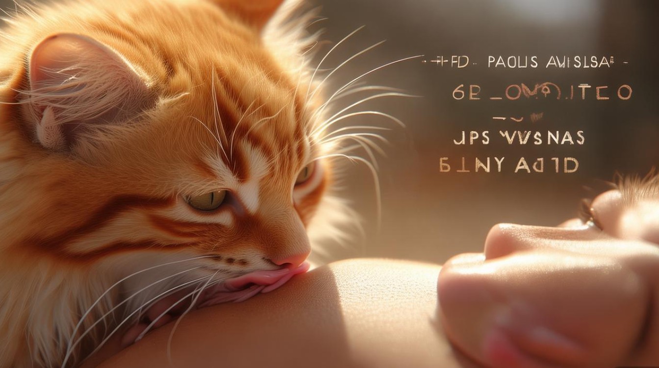 被猫咪舔发热