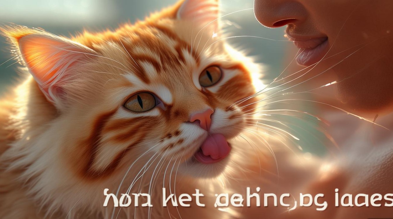 被猫咪舔发热