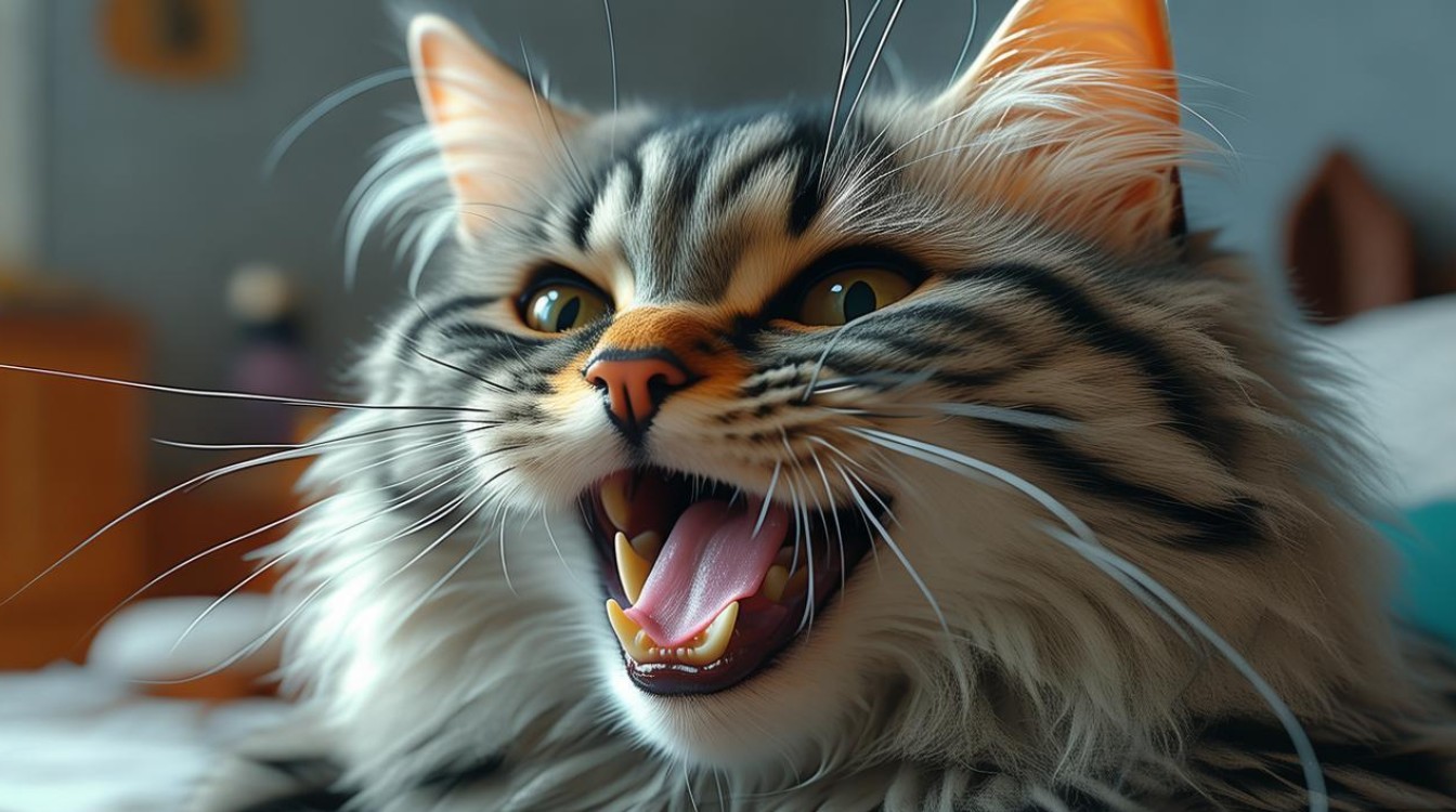 猫咪清洁牙齿