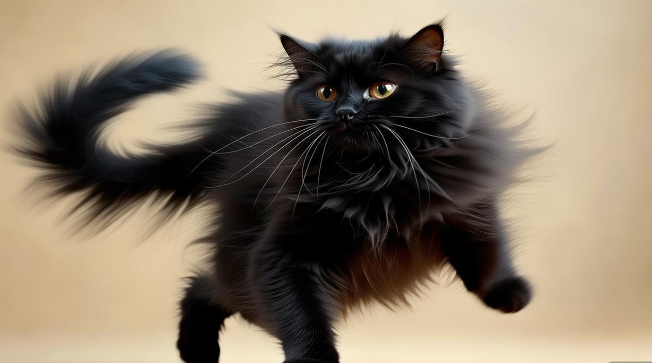 猫咪绕着尾巴转