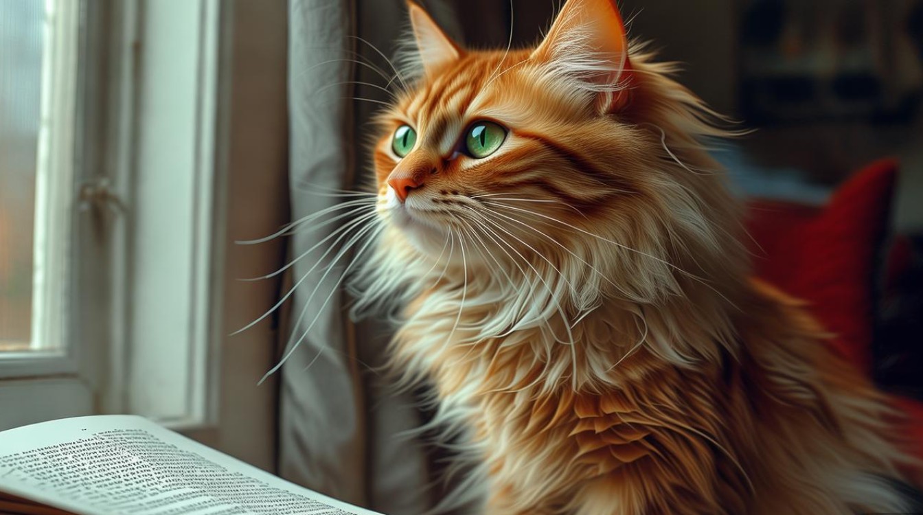 猫咪喜欢观察主人