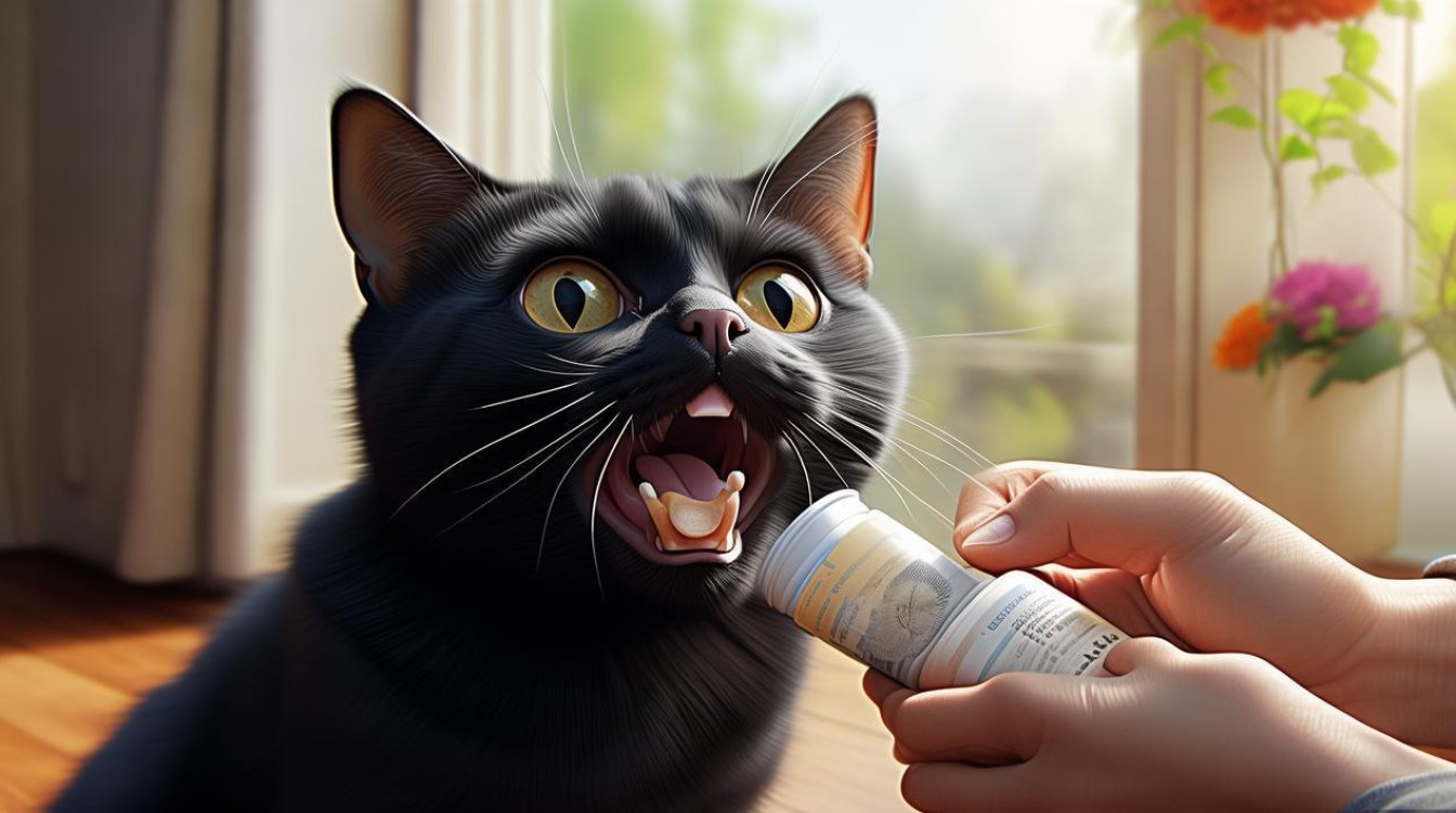猫咪喂药也吐