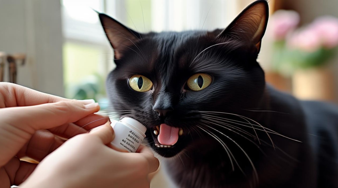 猫咪喂药也吐