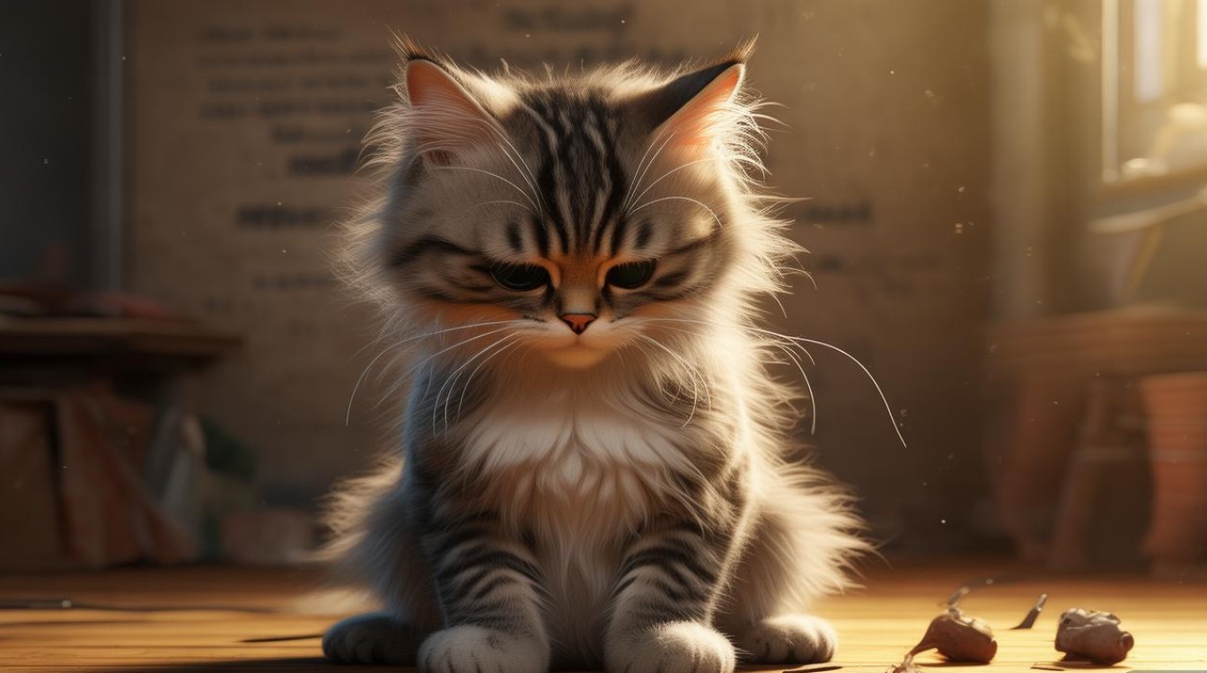 猫咪感觉没自信