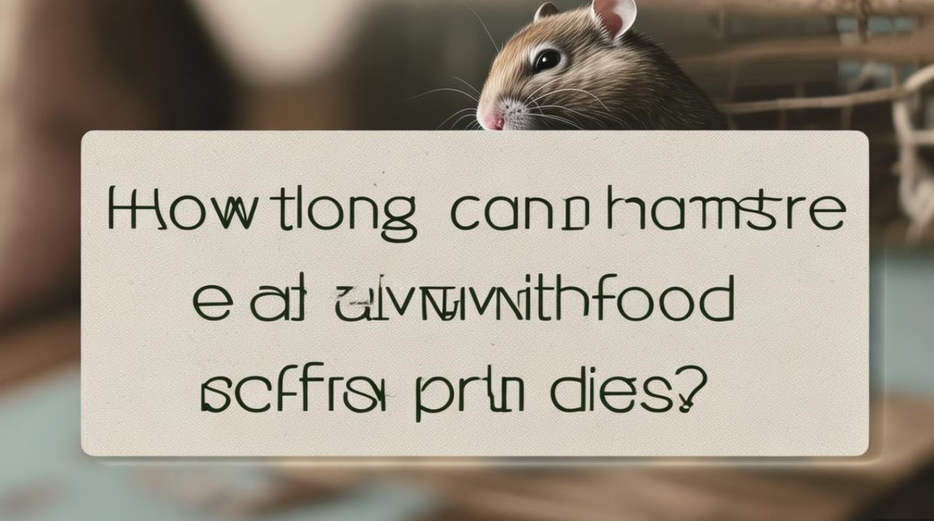仓鼠能饿几天 才死