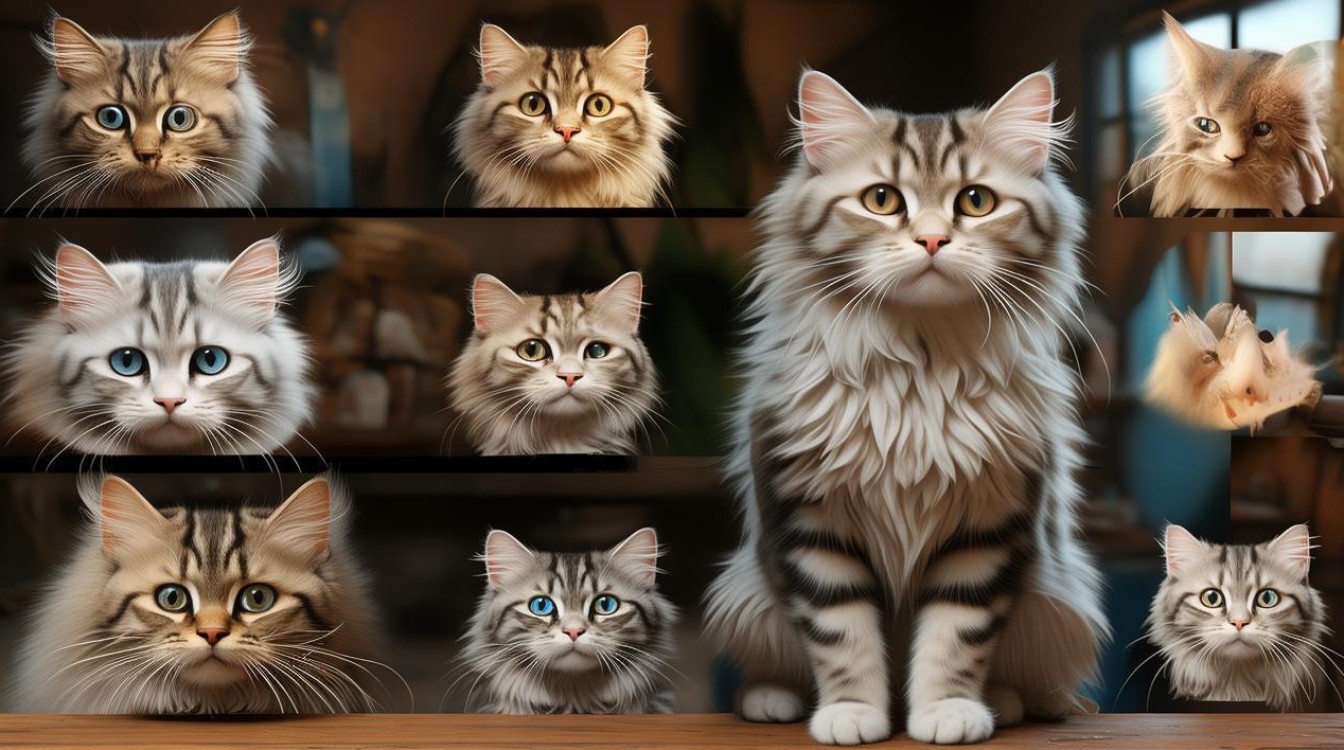 猫咪的不同特征