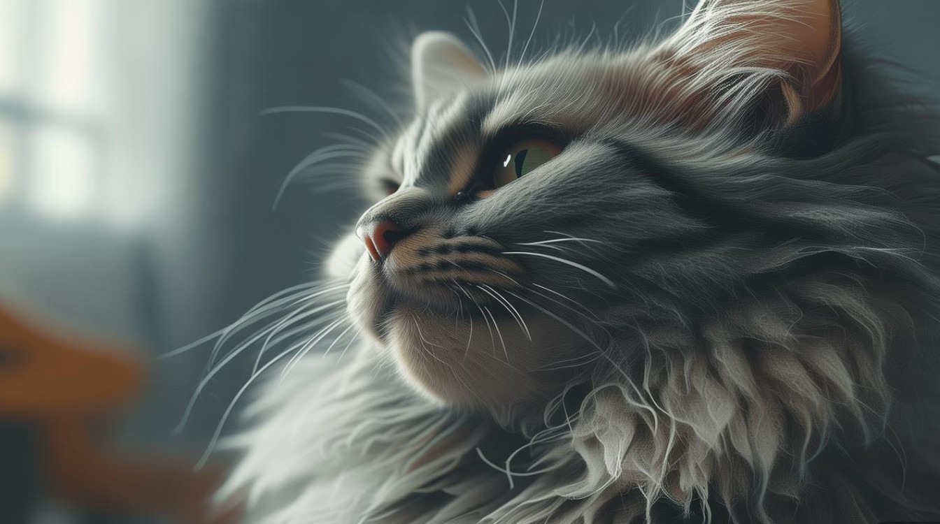 猫咪呼吸气喘