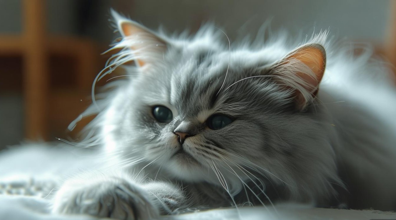猫咪呼吸气喘