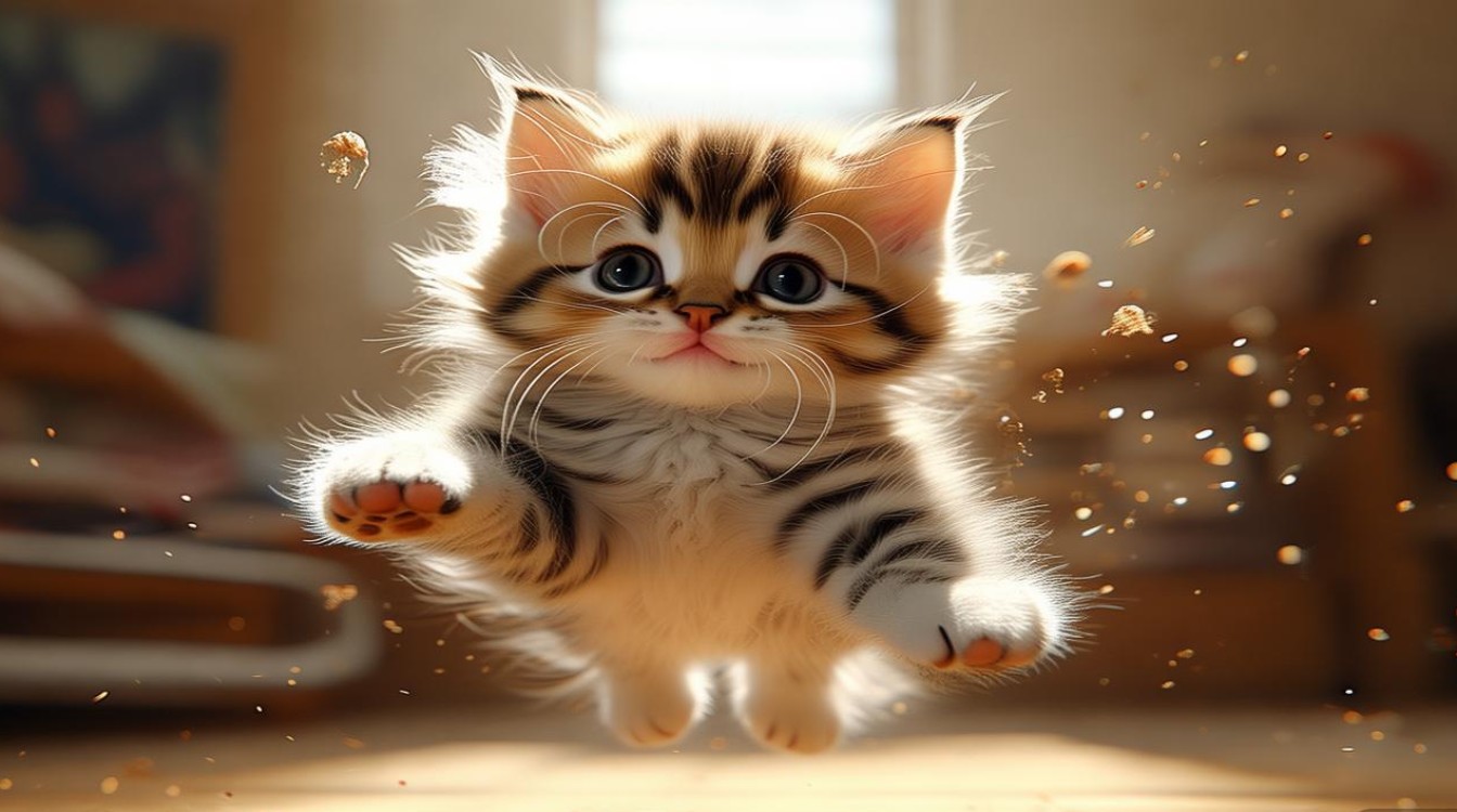猫咪精力太充沛