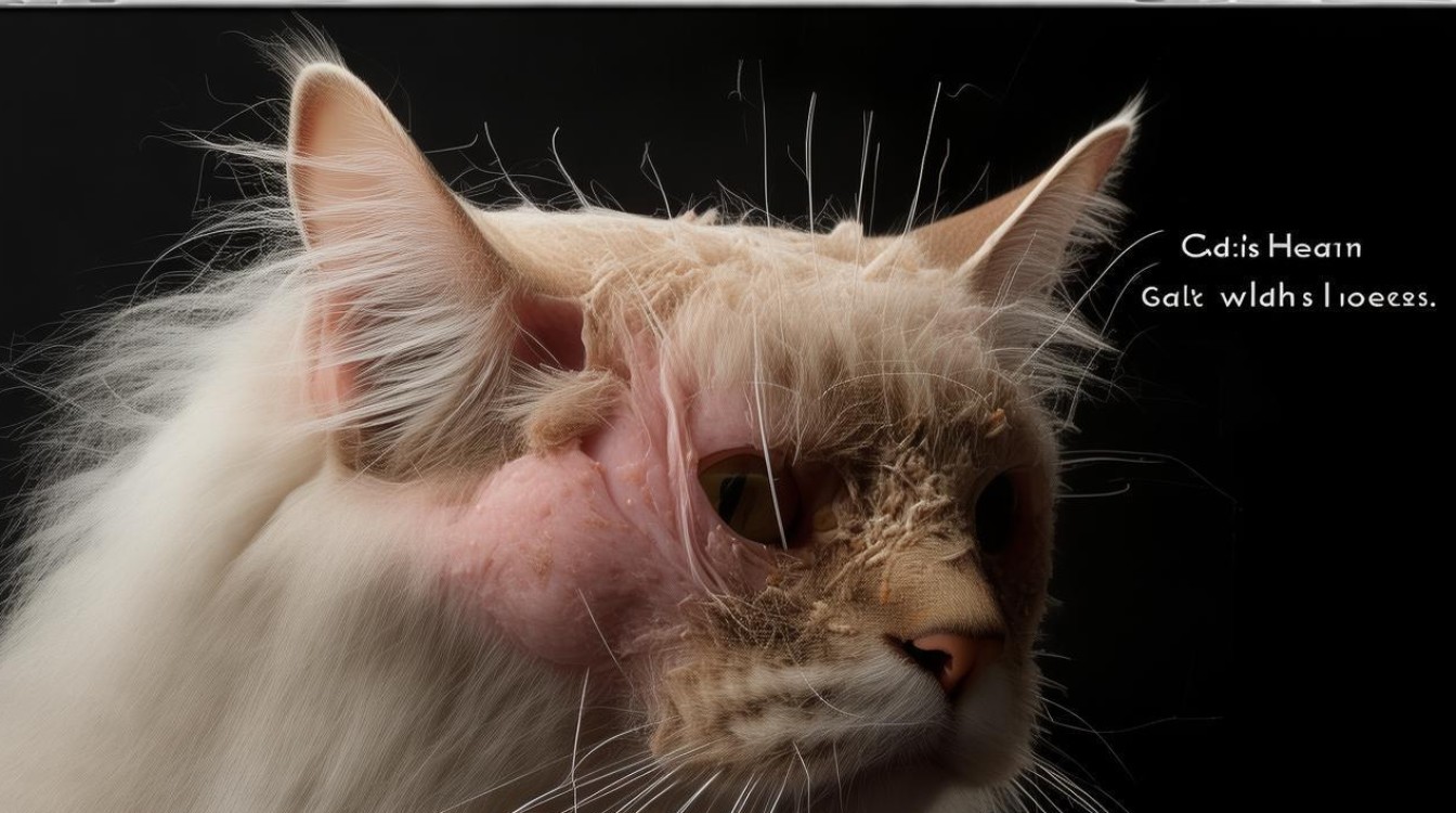 猫咪脑袋掉毛