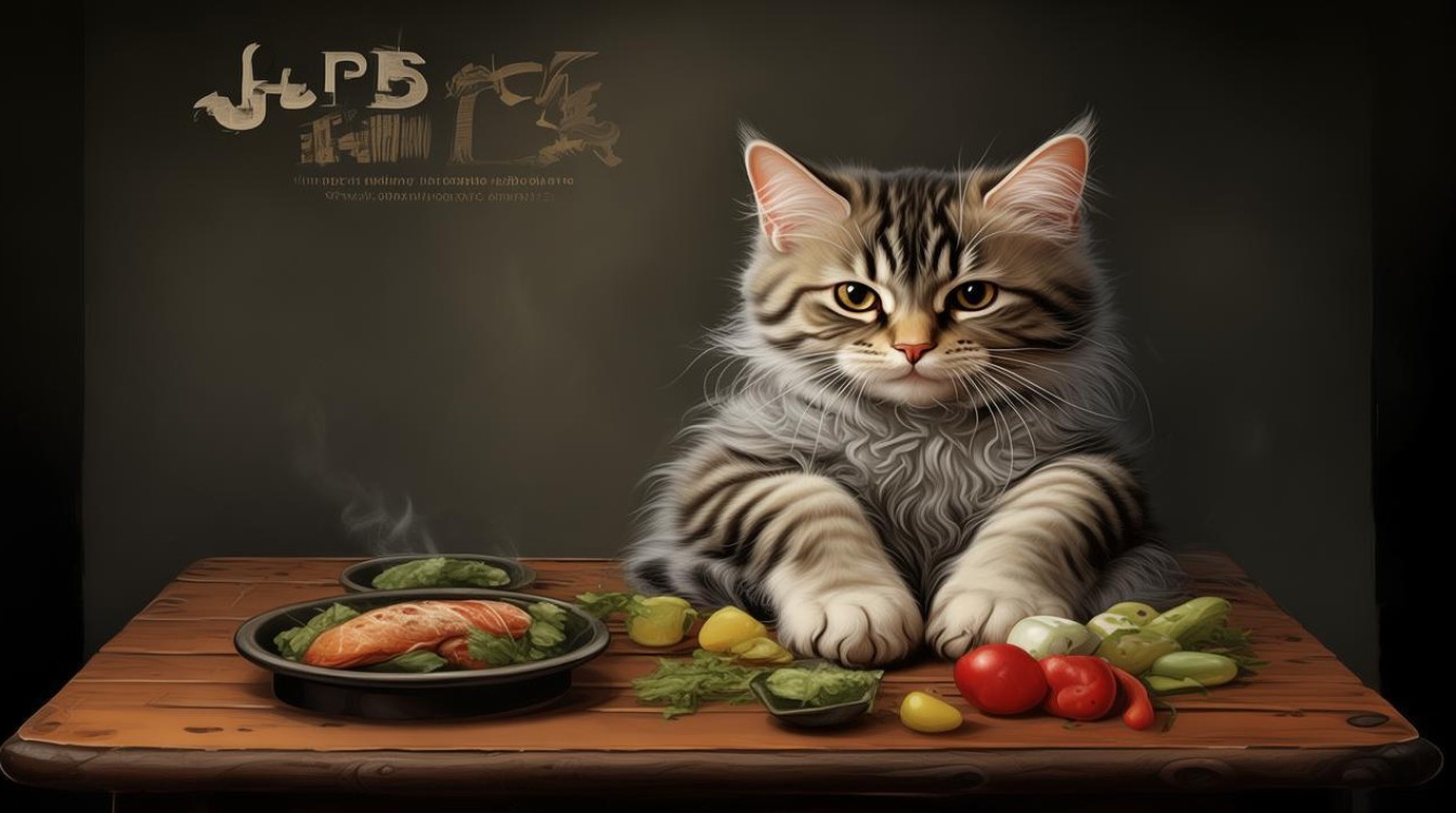 吃饭能玩的猫咪