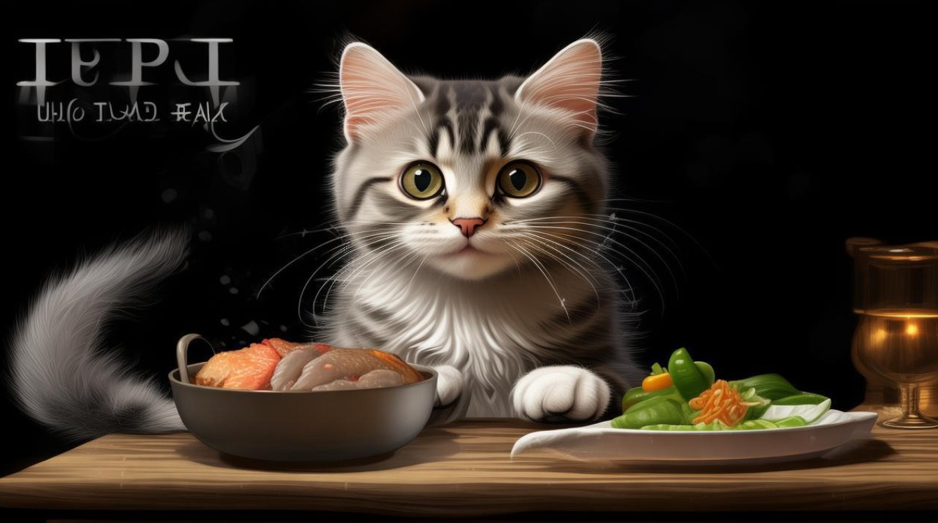 吃饭能玩的猫咪