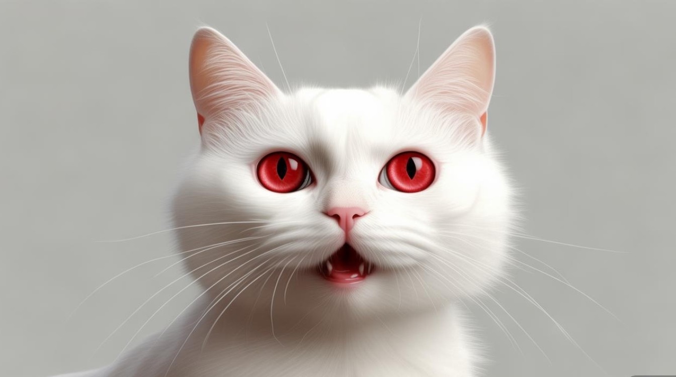 猫咪眼睛嘴巴发红