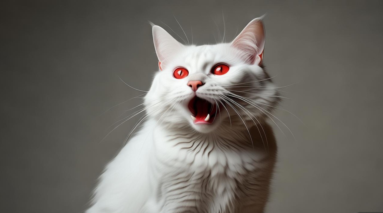 猫咪眼睛嘴巴发红