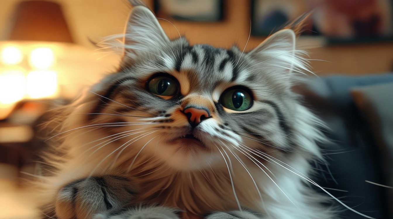 猫咪顶我脸