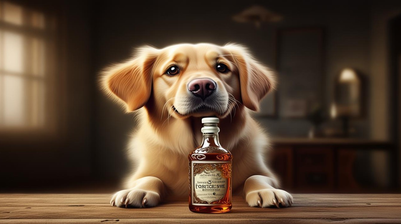 狗狗要喝酒