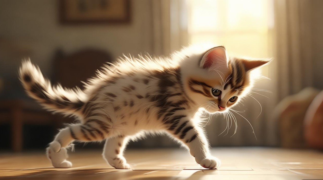 猫咪缺钙跳不高