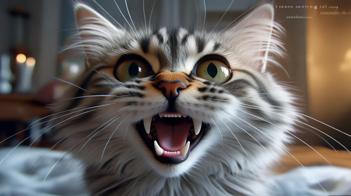 猫咪频繁嘴巴张开