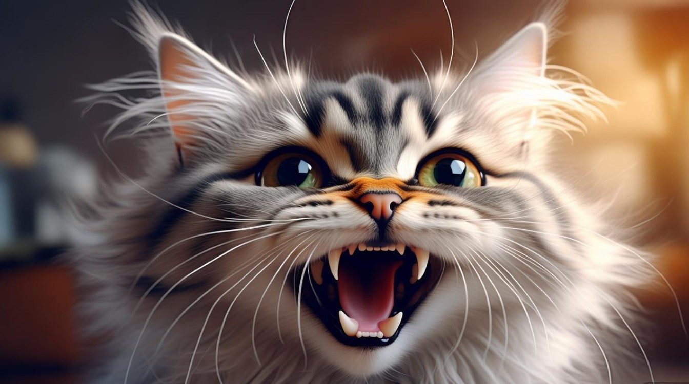 猫咪频繁嘴巴张开