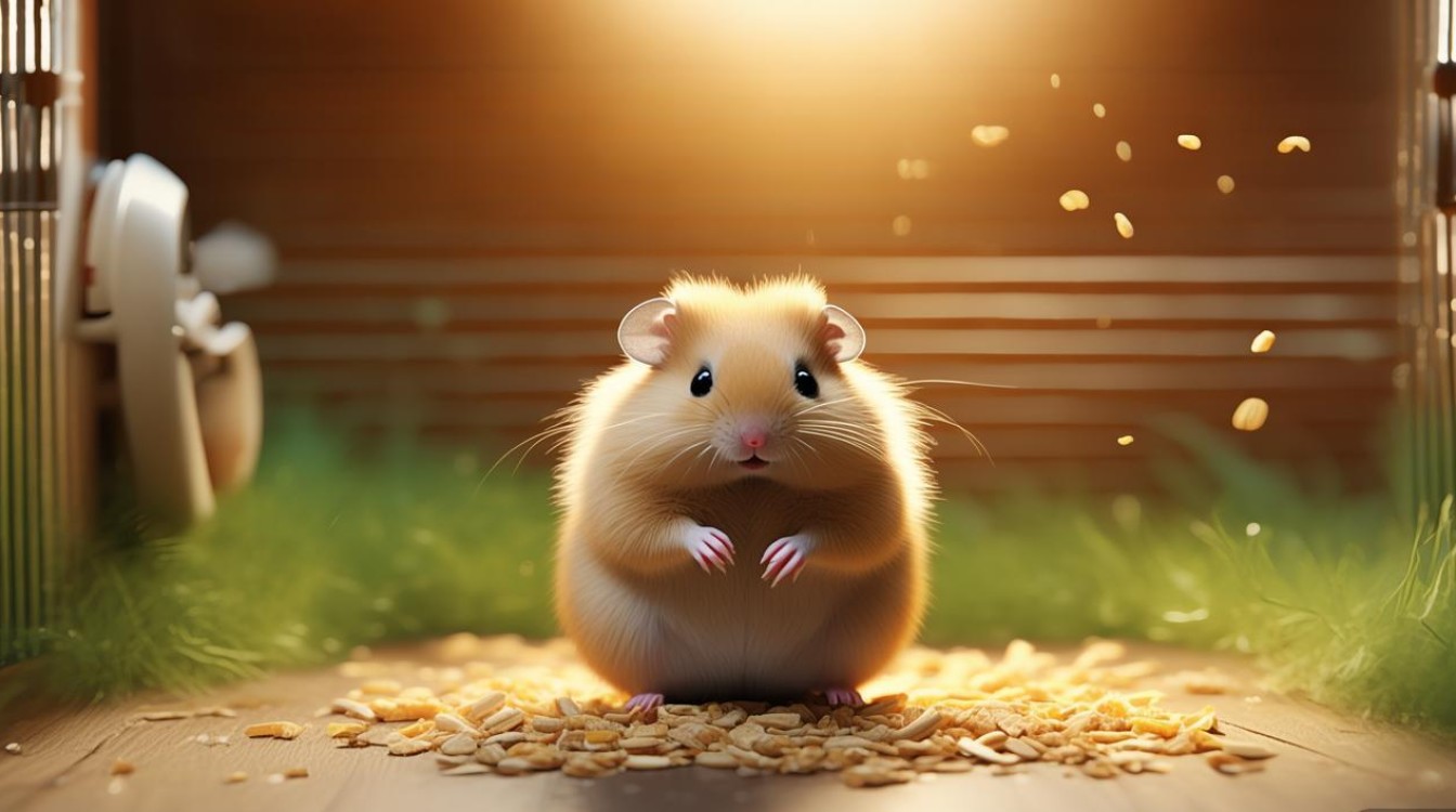 仓鼠吃了食之后抛木屑