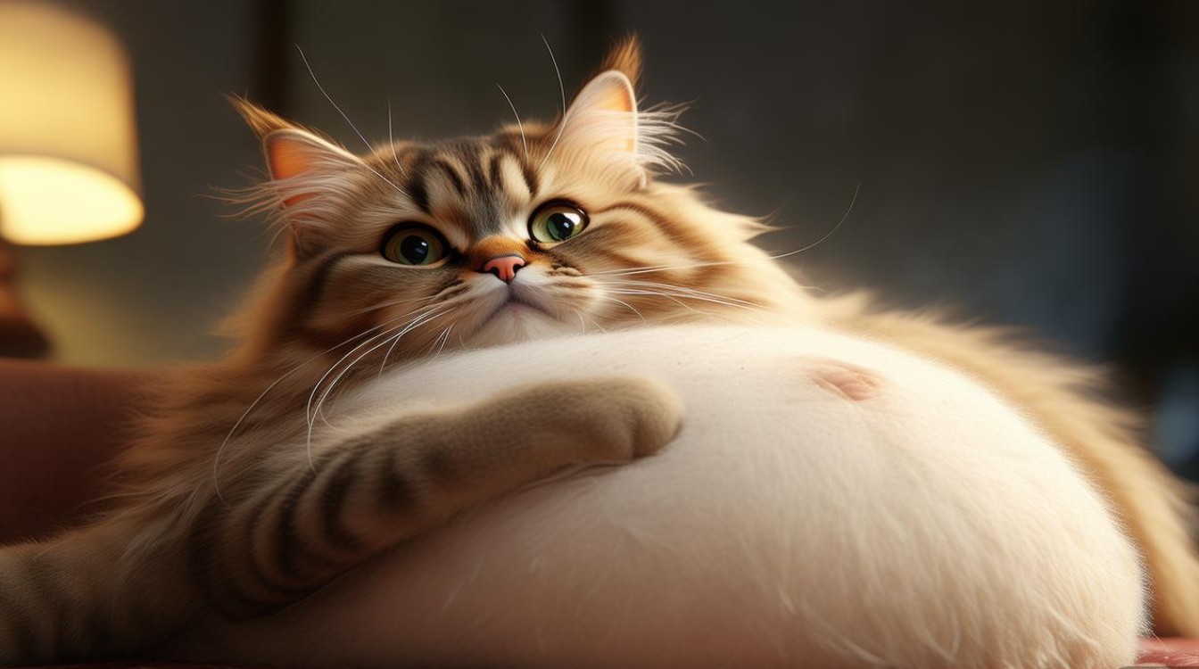 猫咪肚子老响