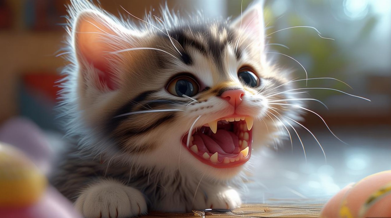 猫咪换牙齿不