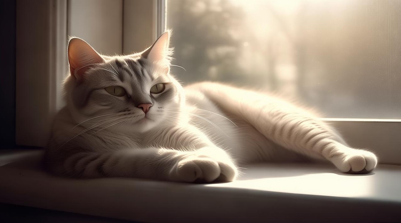 猫咪瘦到肚子扁