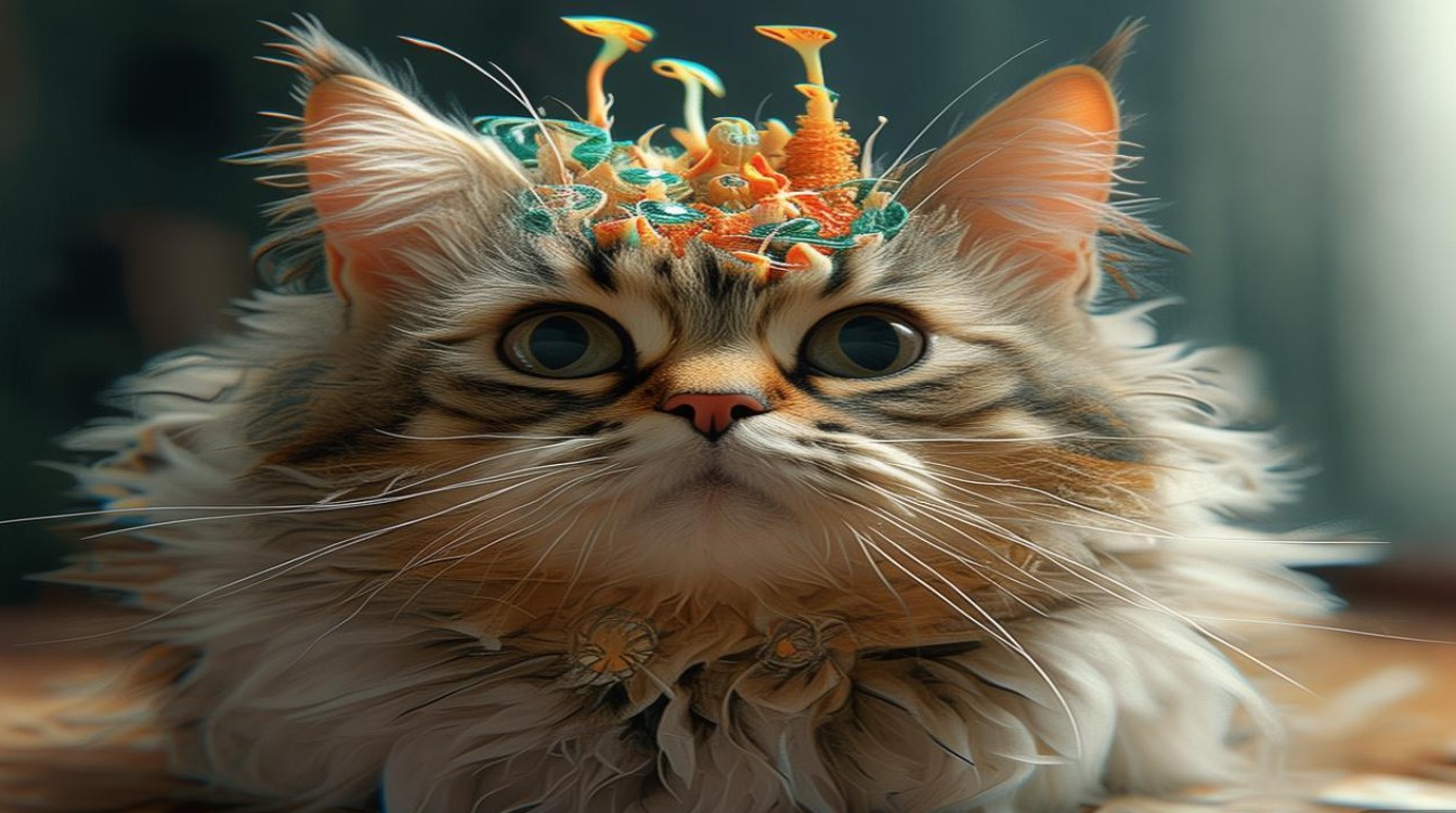 猫咪头上长东西
