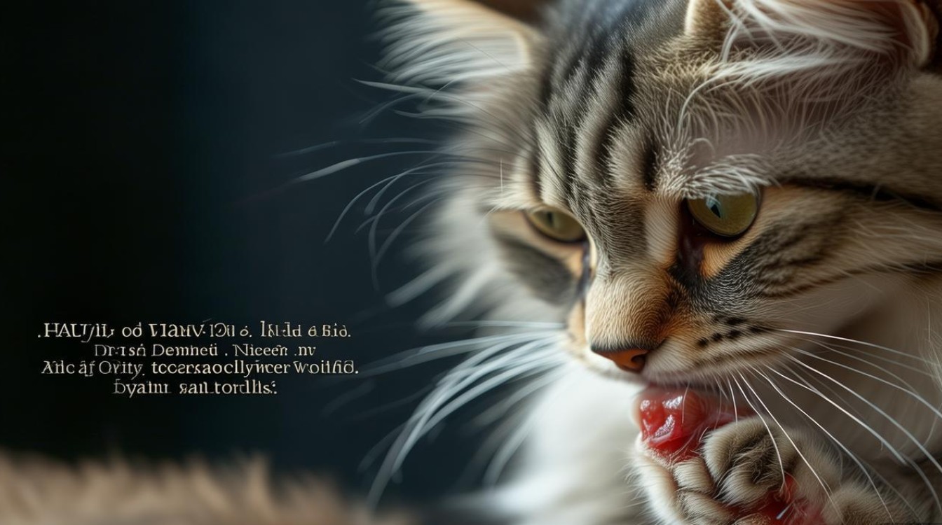 猫咪总舔伤口