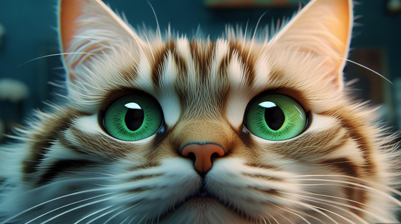 猫咪上下眼睑