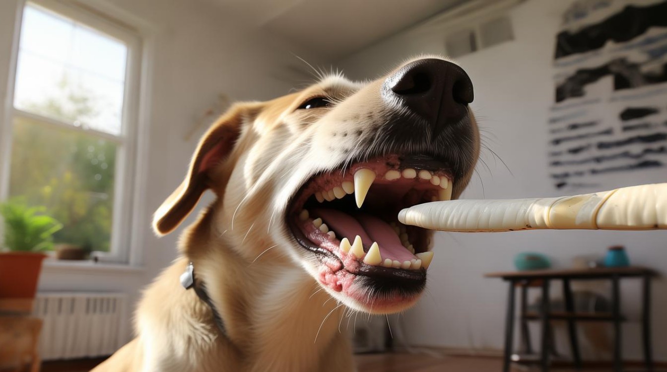 狗狗清除牙垢