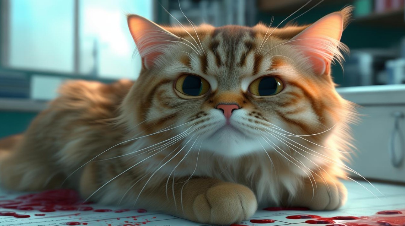 猫咪便血且拉稀
