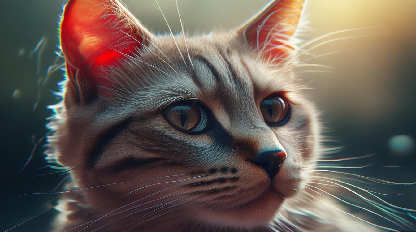 猫咪眼睛周围变红