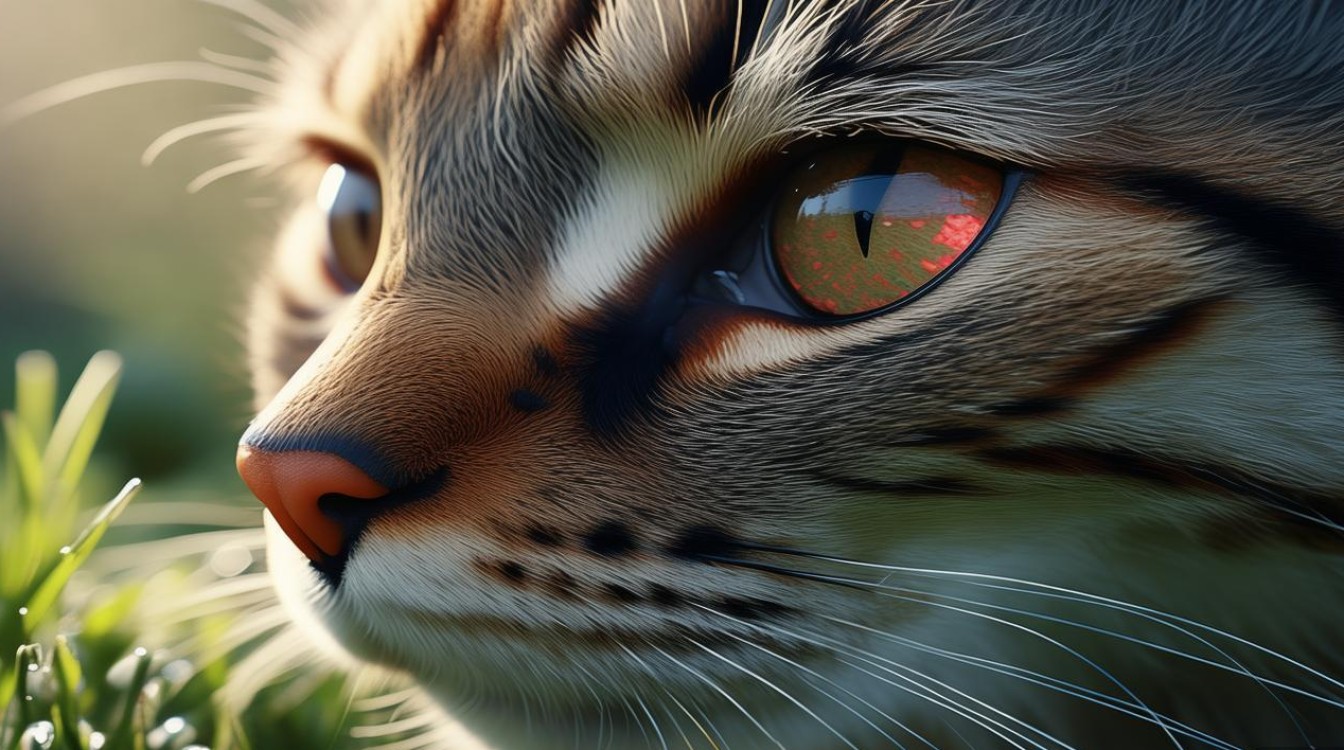猫咪眼睛周围变红
