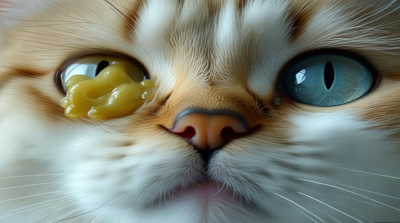 猫咪眼屎多图片