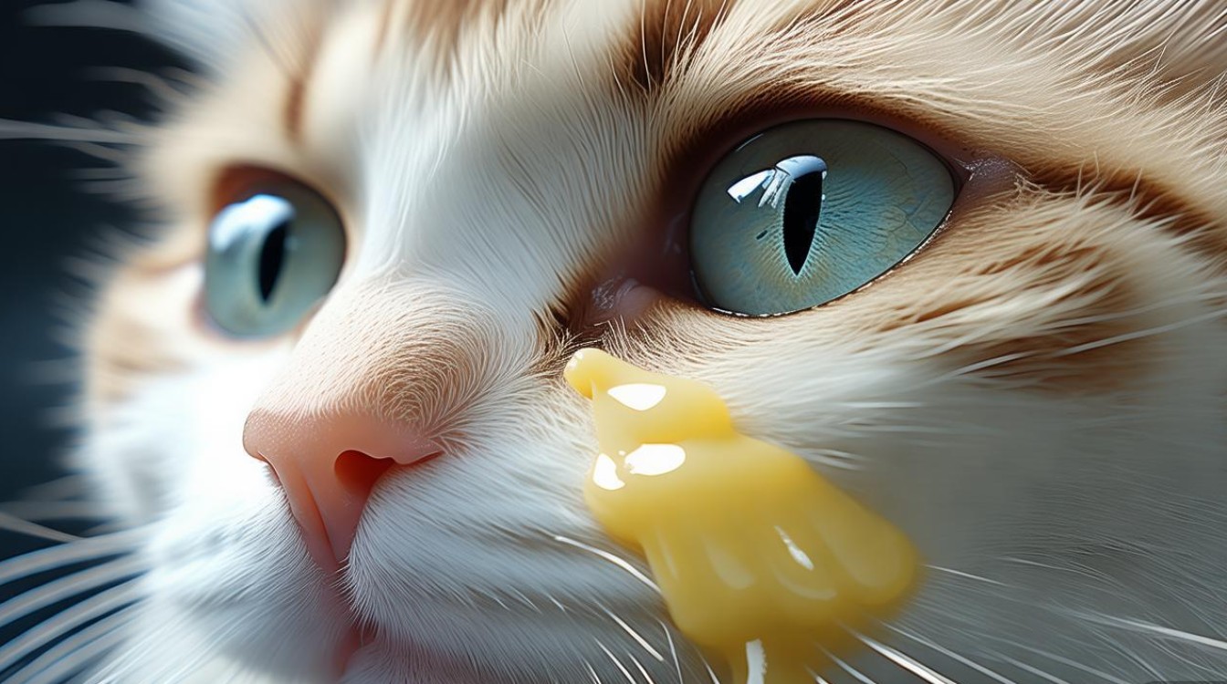 猫咪眼屎多图片