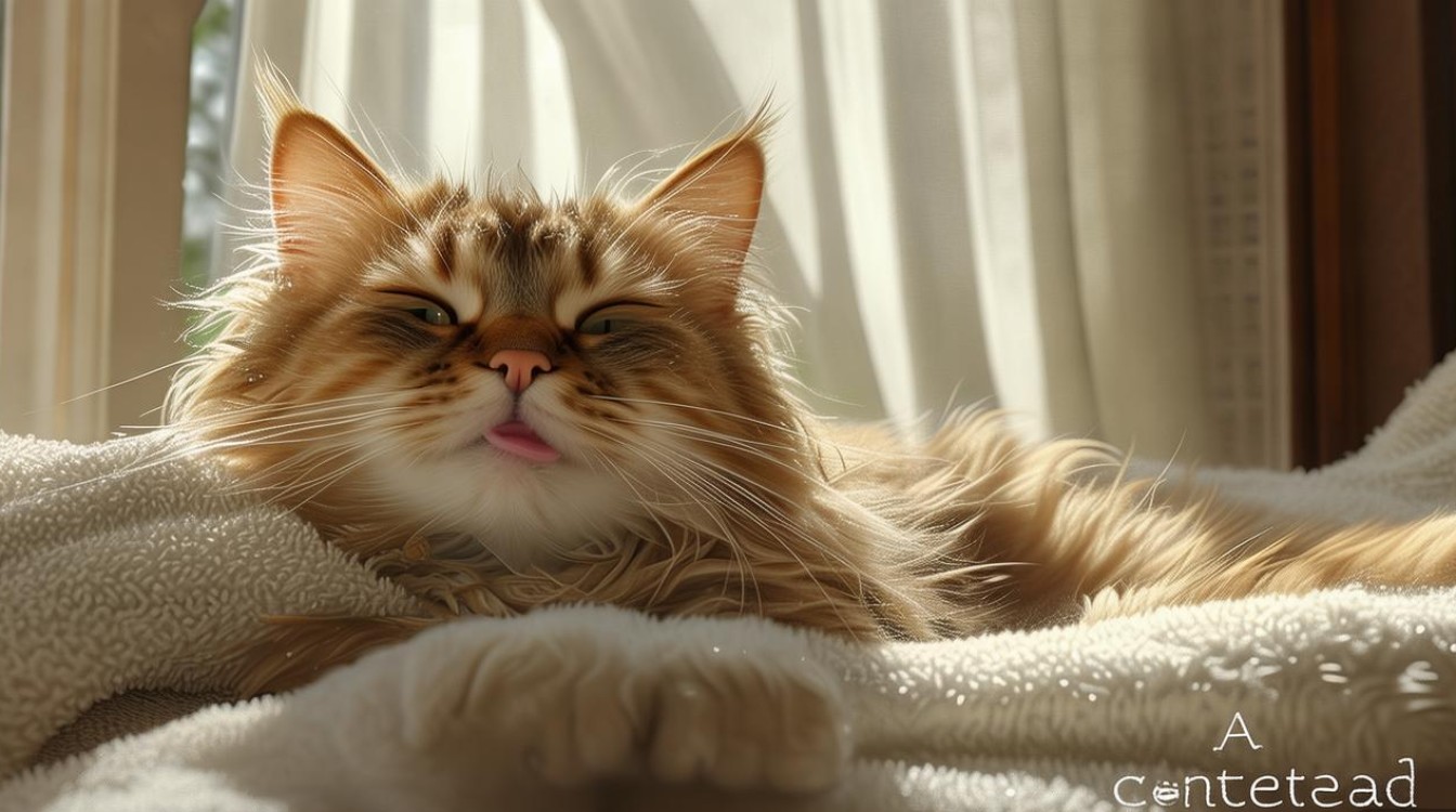 猫咪洗澡后打嗝