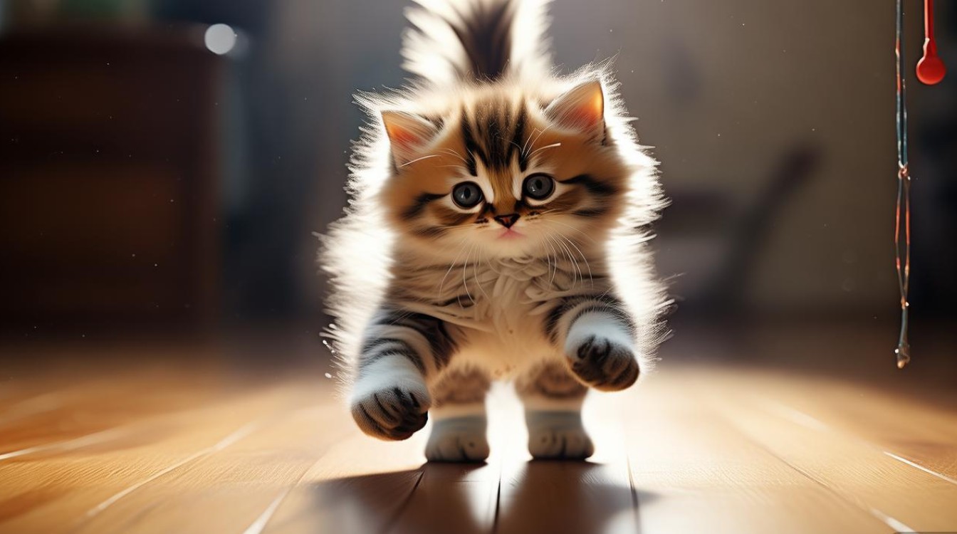猫咪天生走路不稳