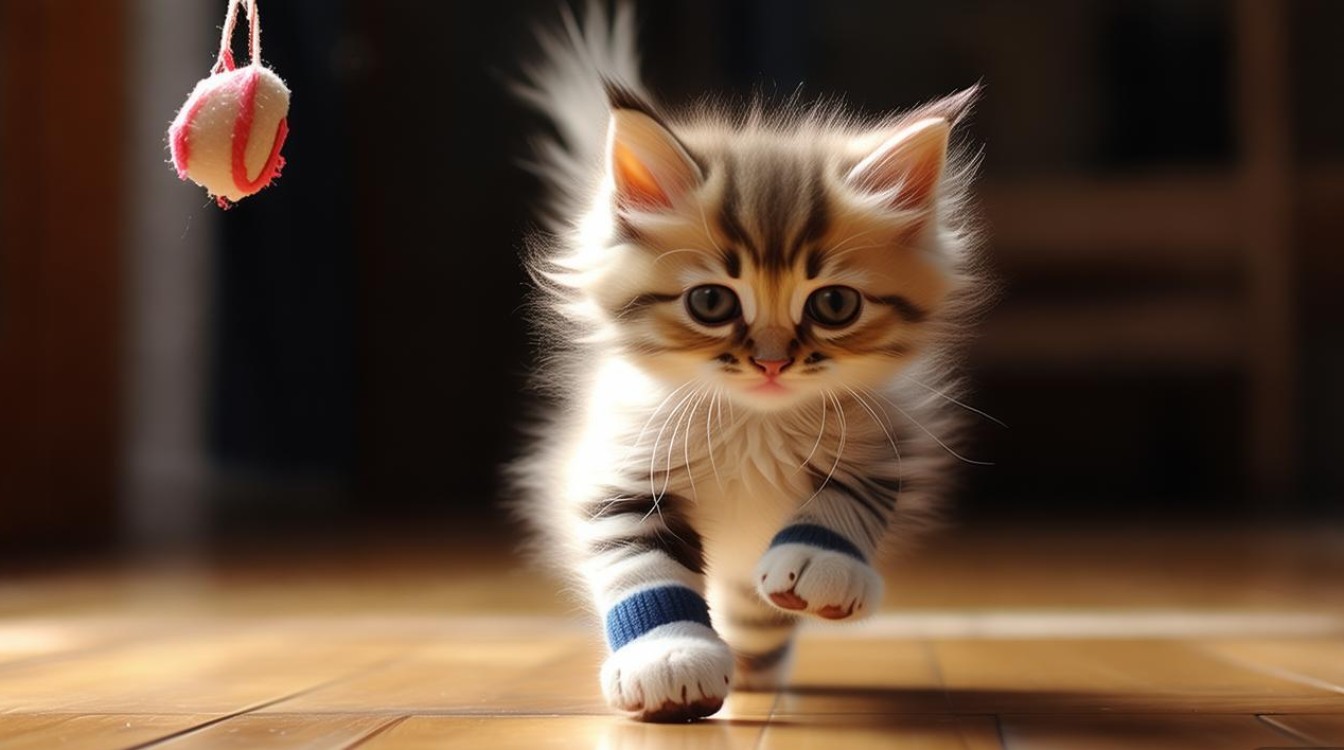 猫咪天生走路不稳