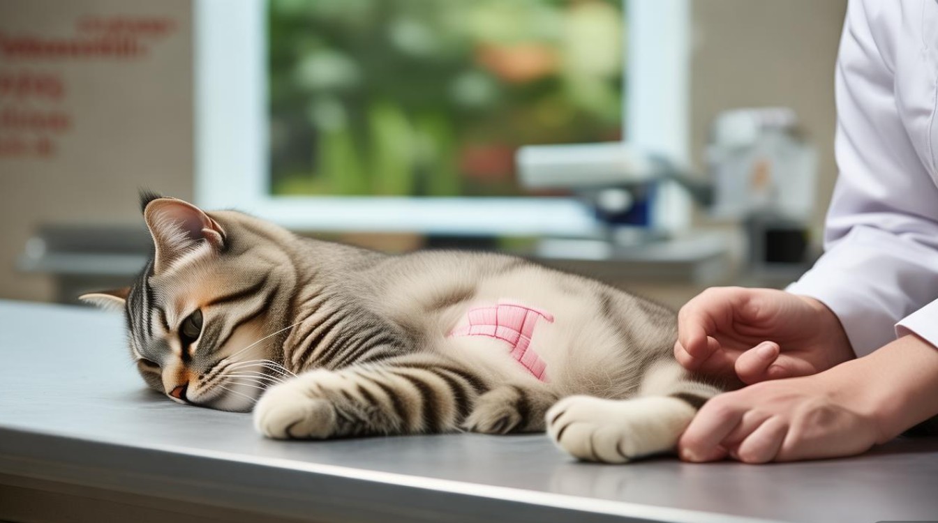 猫咪绝育母猫拆线