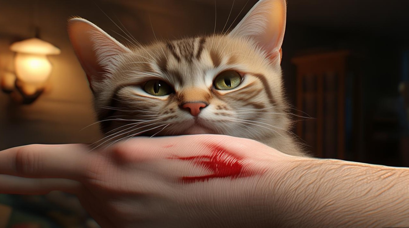 被猫咪抓了之后