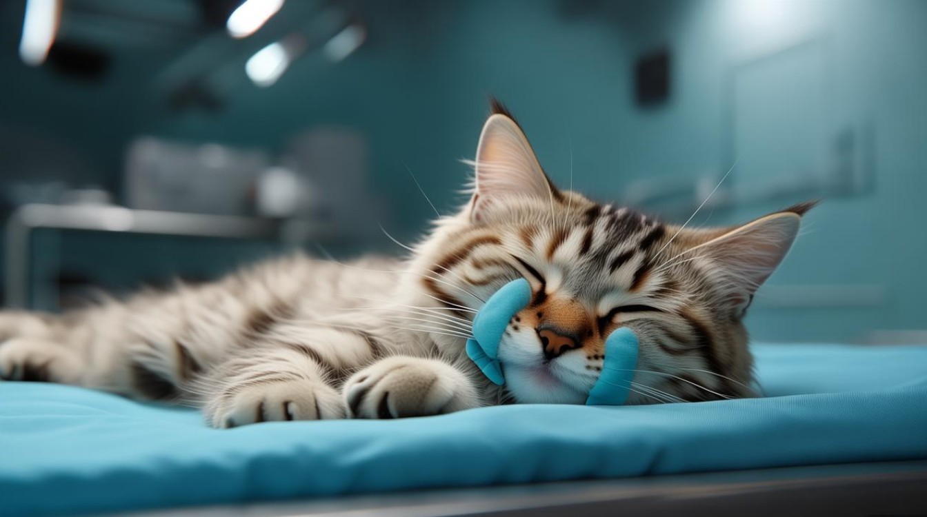 猫咪做呼吸麻醉