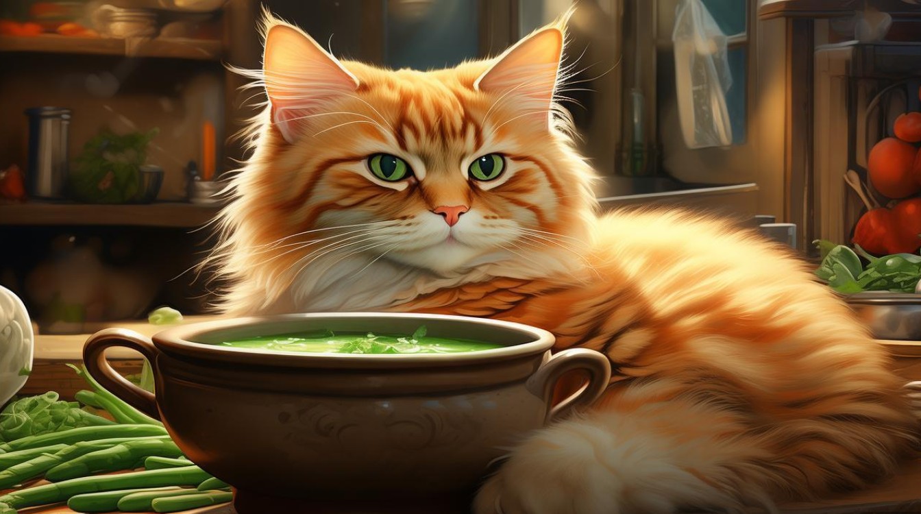 猫咪 绿豆汤