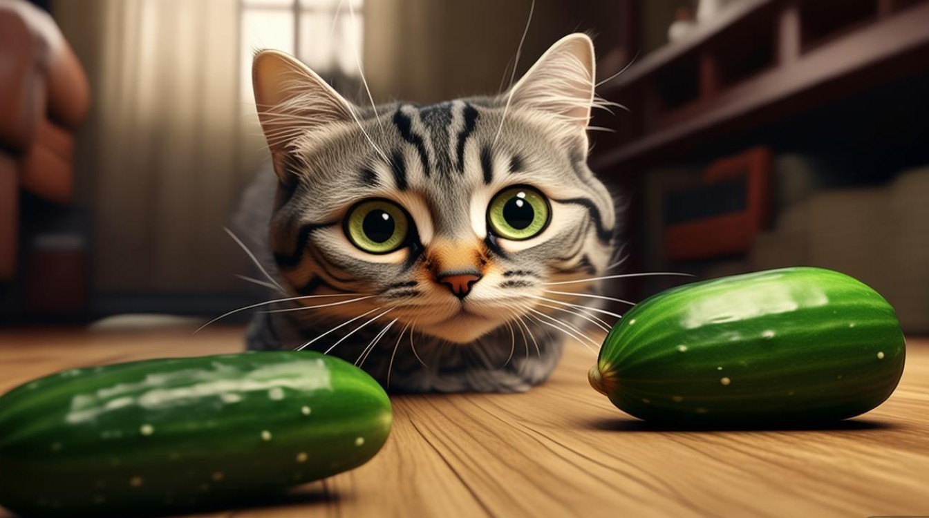 猫咪为何怕黄瓜