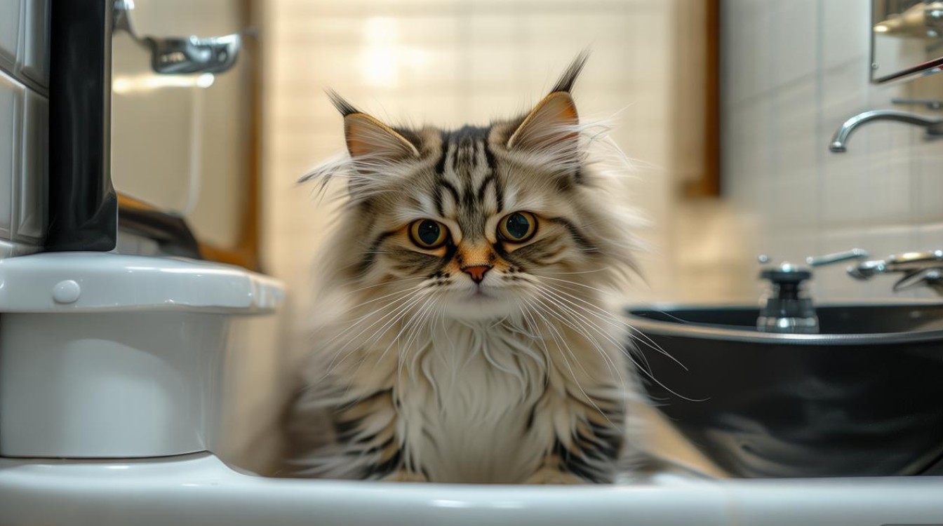 猫咪天天跑到厕所